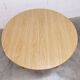 Danish ensemble transformable table 114 cm / 154 + 4 modernist chairs from the 1970s.