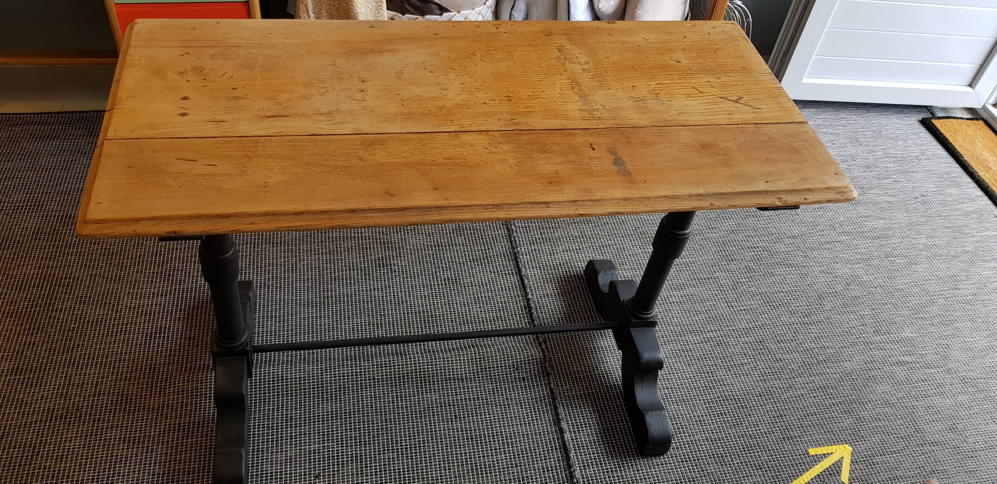 Wooden console table