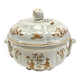 Old Longchamp vegetable soup tureen with Moustiers Olerys decor 2