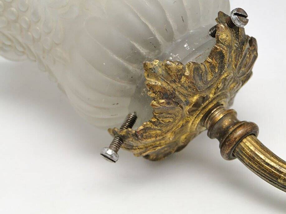 Rococo style wall lamp, 1950s