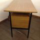Bureau formica imitation bois 1950