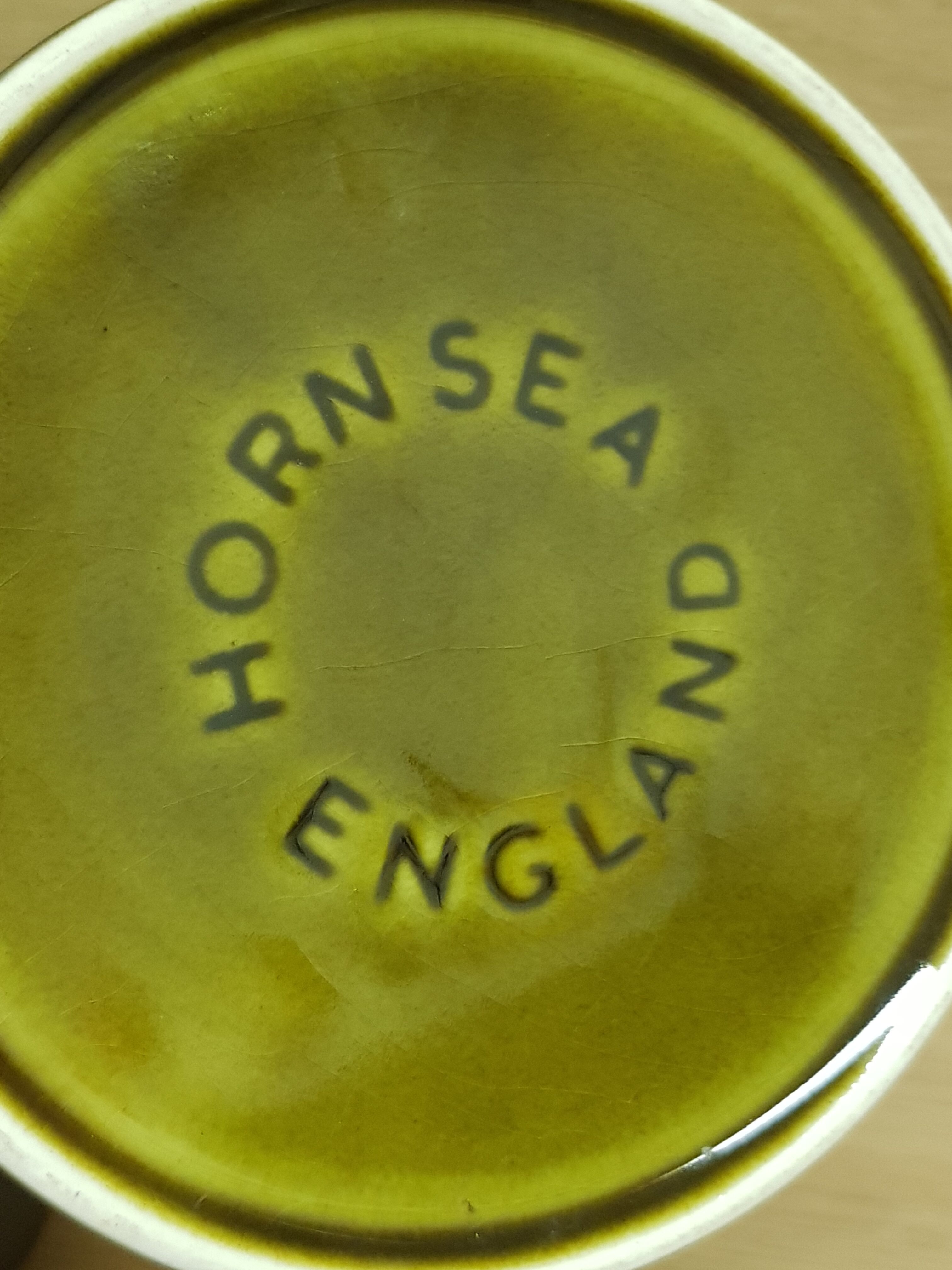 70's Hornsea ceramic tea jar