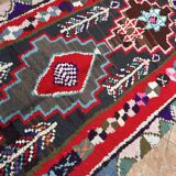 Vintage Moroccan Rug - Small Boujaad Rug - Boucharouit Rug