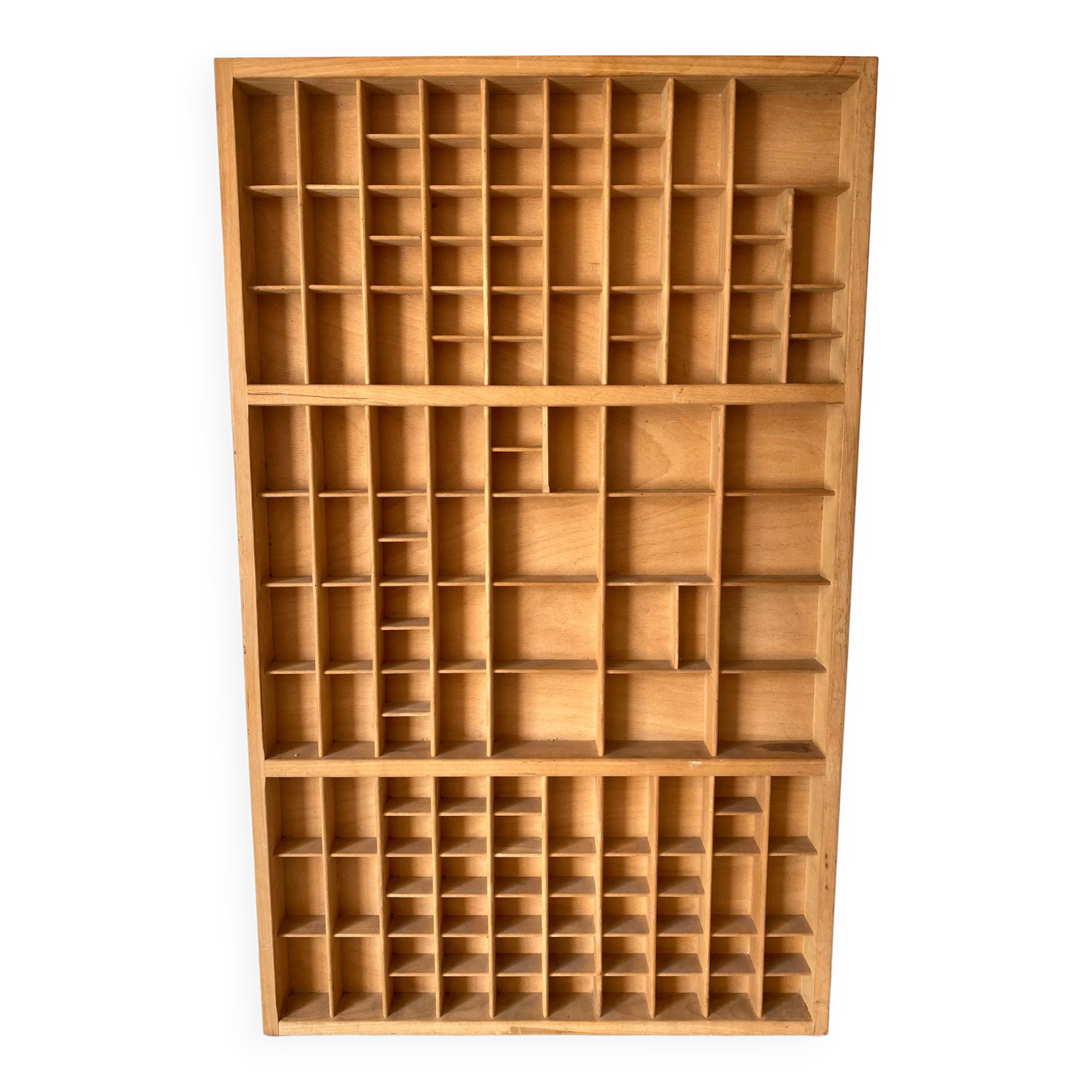 Miniature shelves, printer locker