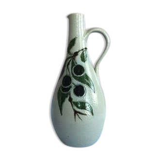 Vase Soliflore grès d'Alsace signé Albert Schmitter