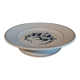 Flat plate with heel earthenware Longchamp décor Simone
