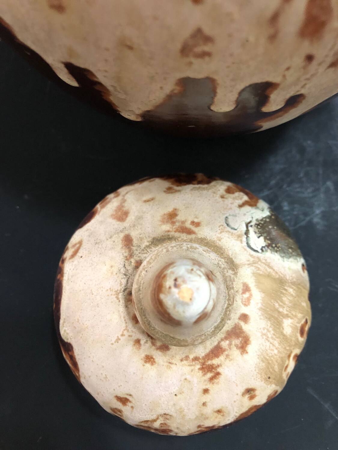 Stoneware teapot by Marcellus Aubry