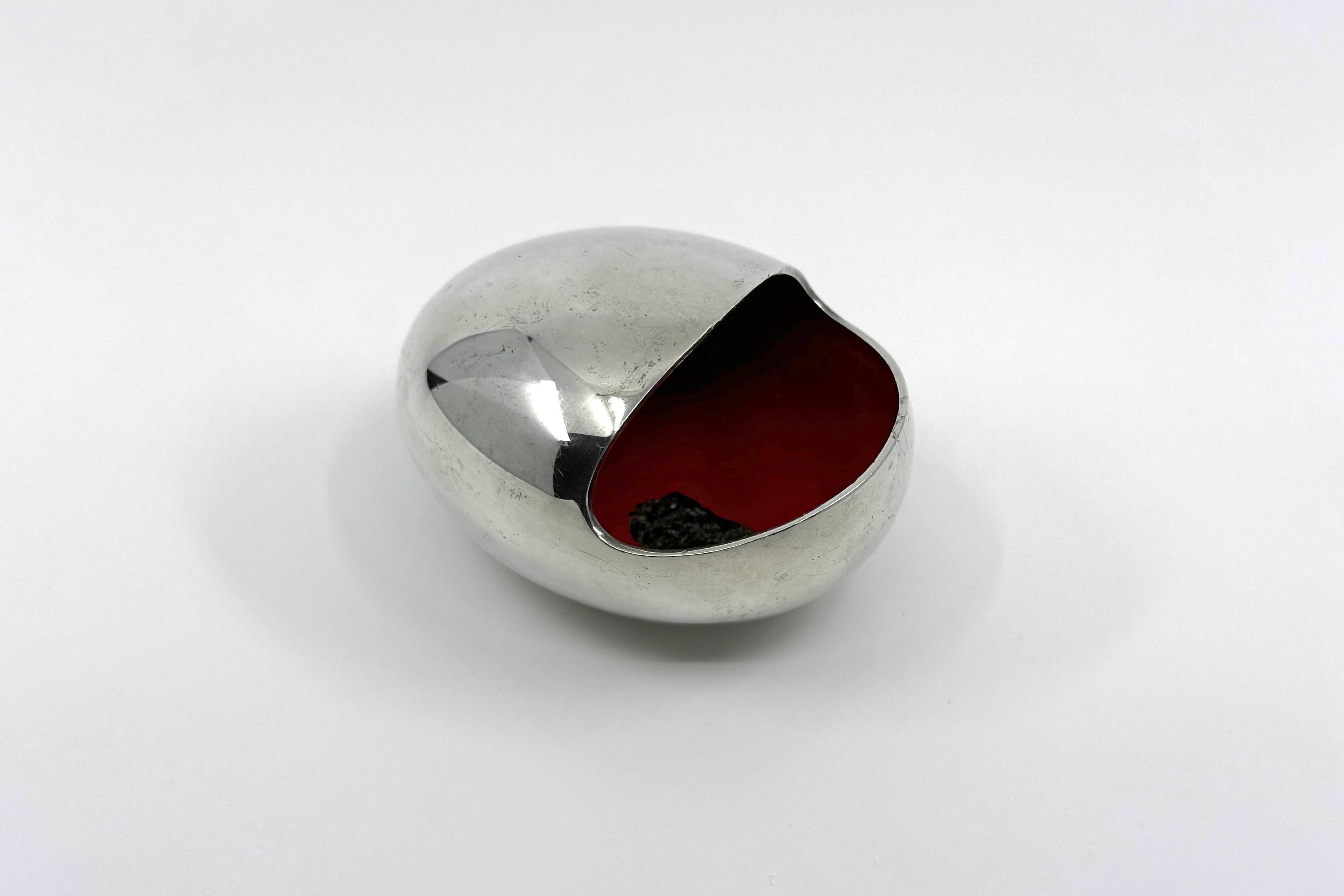 Cendrier moderniste "the smile" • Hans Bundle pour Carl Cohr • Danemark 50s