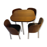 Table and 4 chairs fusion by Sandra Kragnert