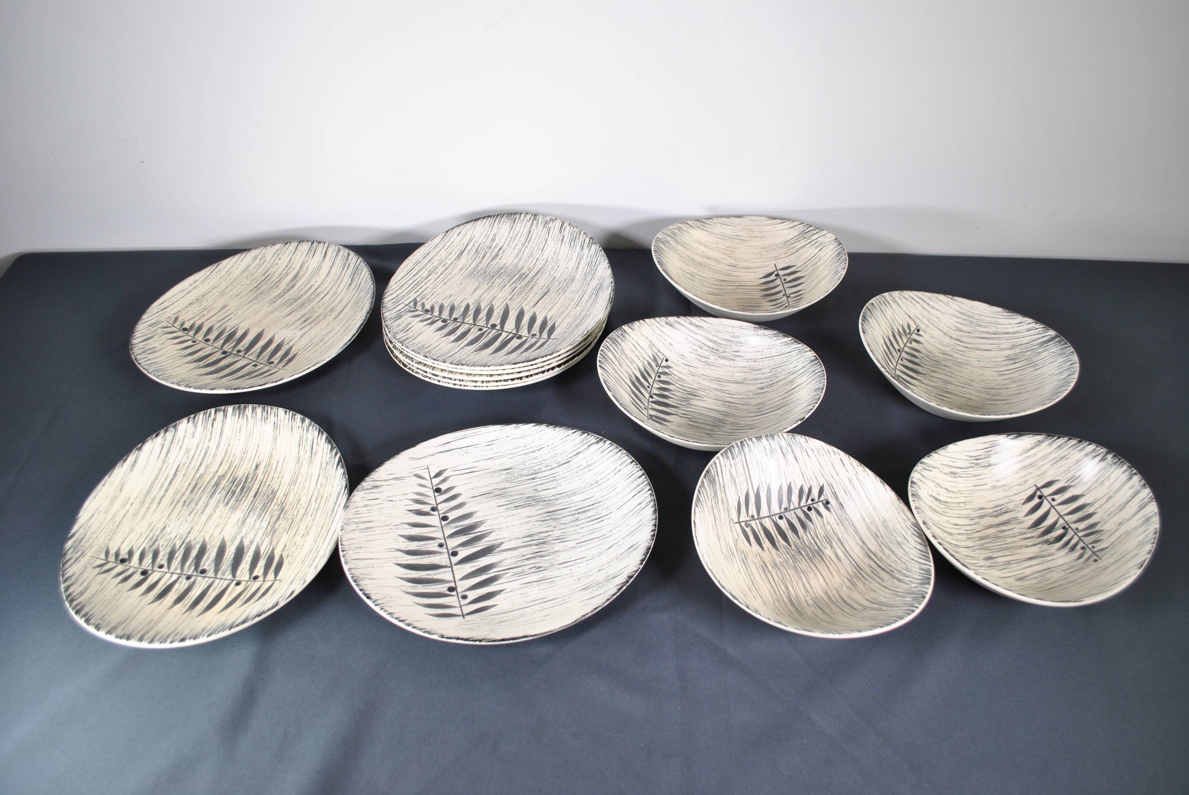 Assiettes Salins 1970
