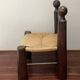 Chaise basse brutaliste attribuée à Charles Dudouyt, environ de 1940