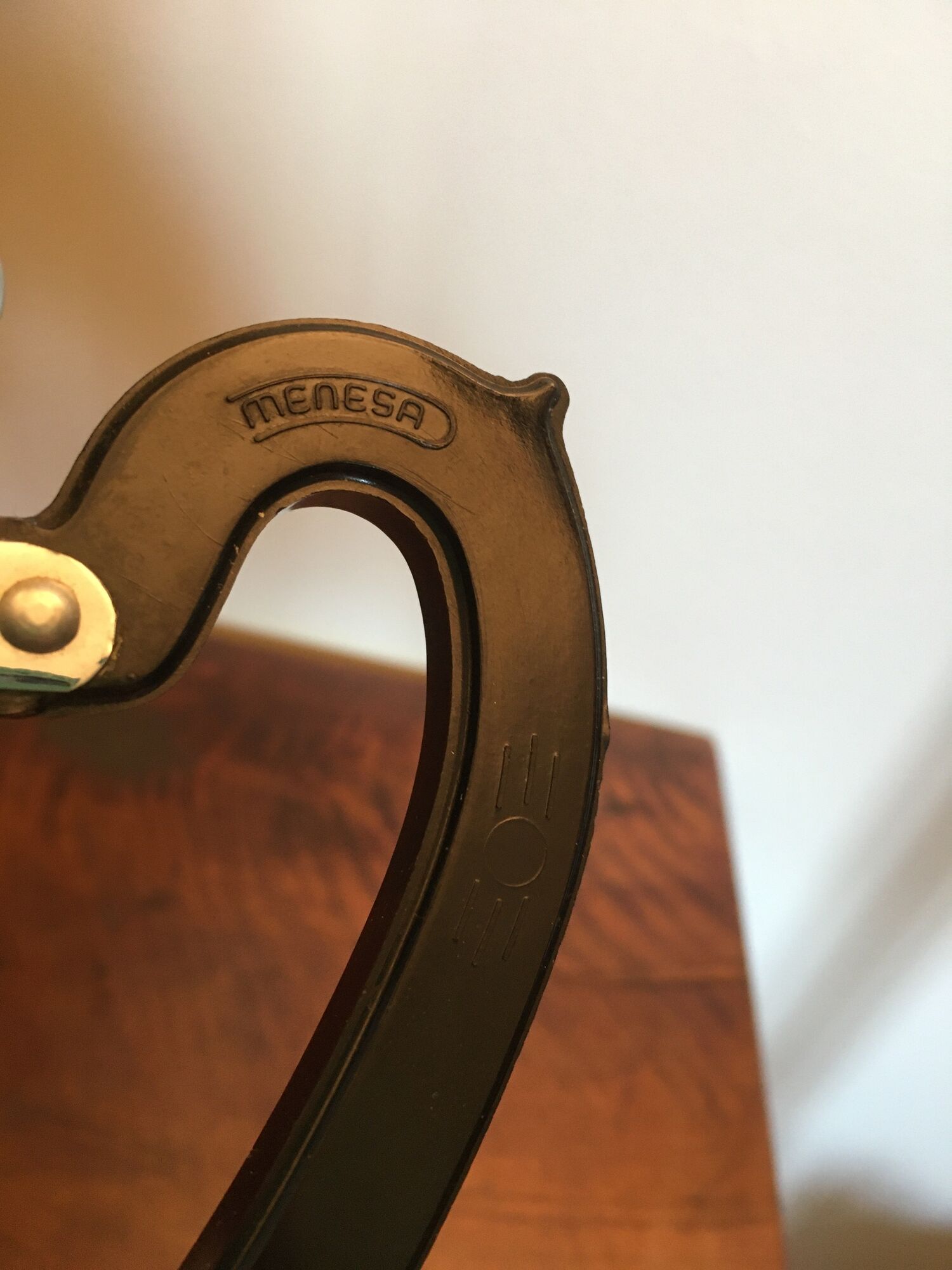 Théière vintage en cuivre chromé Menesa