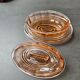 Rosaline glass butter dish: Art Deco