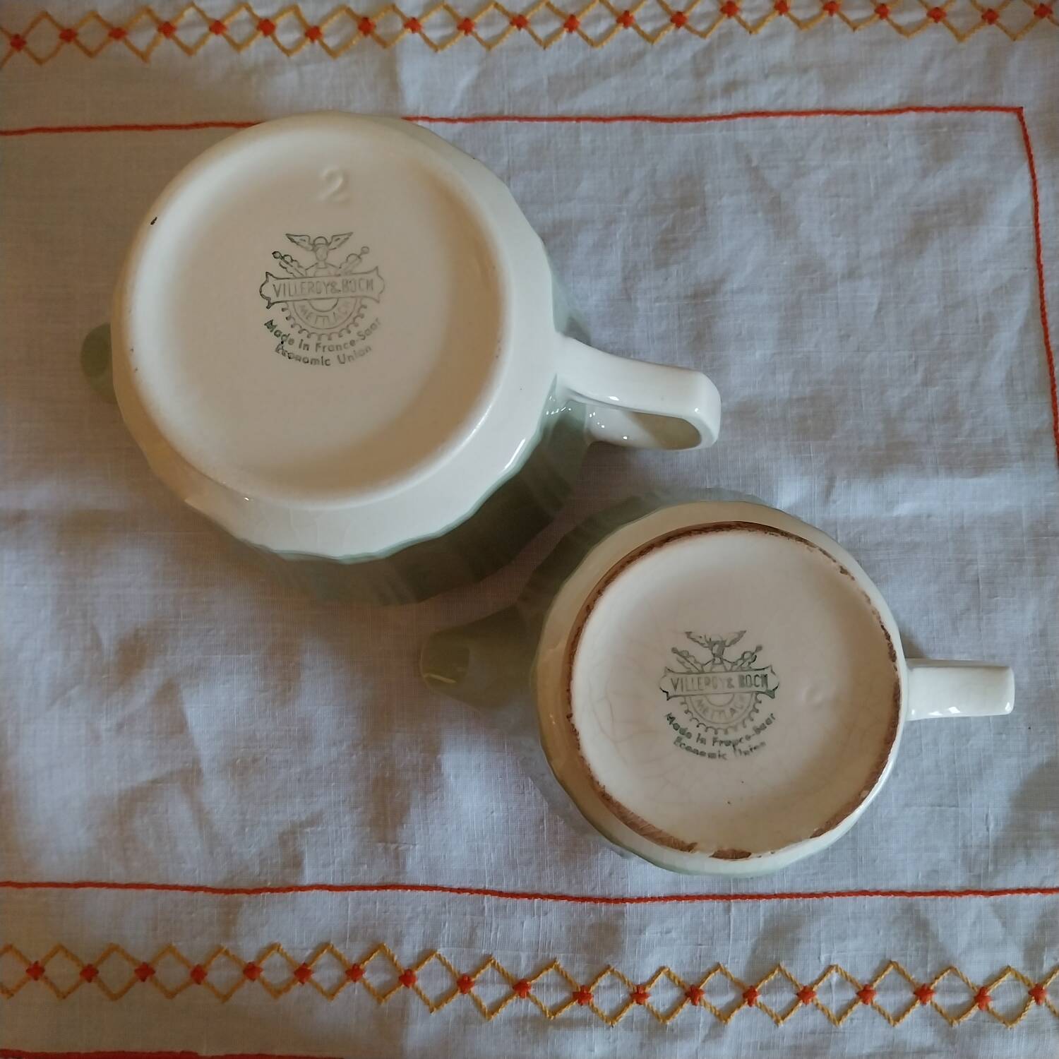 Villeroy&Boch milk and cream jugs