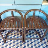 Pair of Allmilmö bar stools