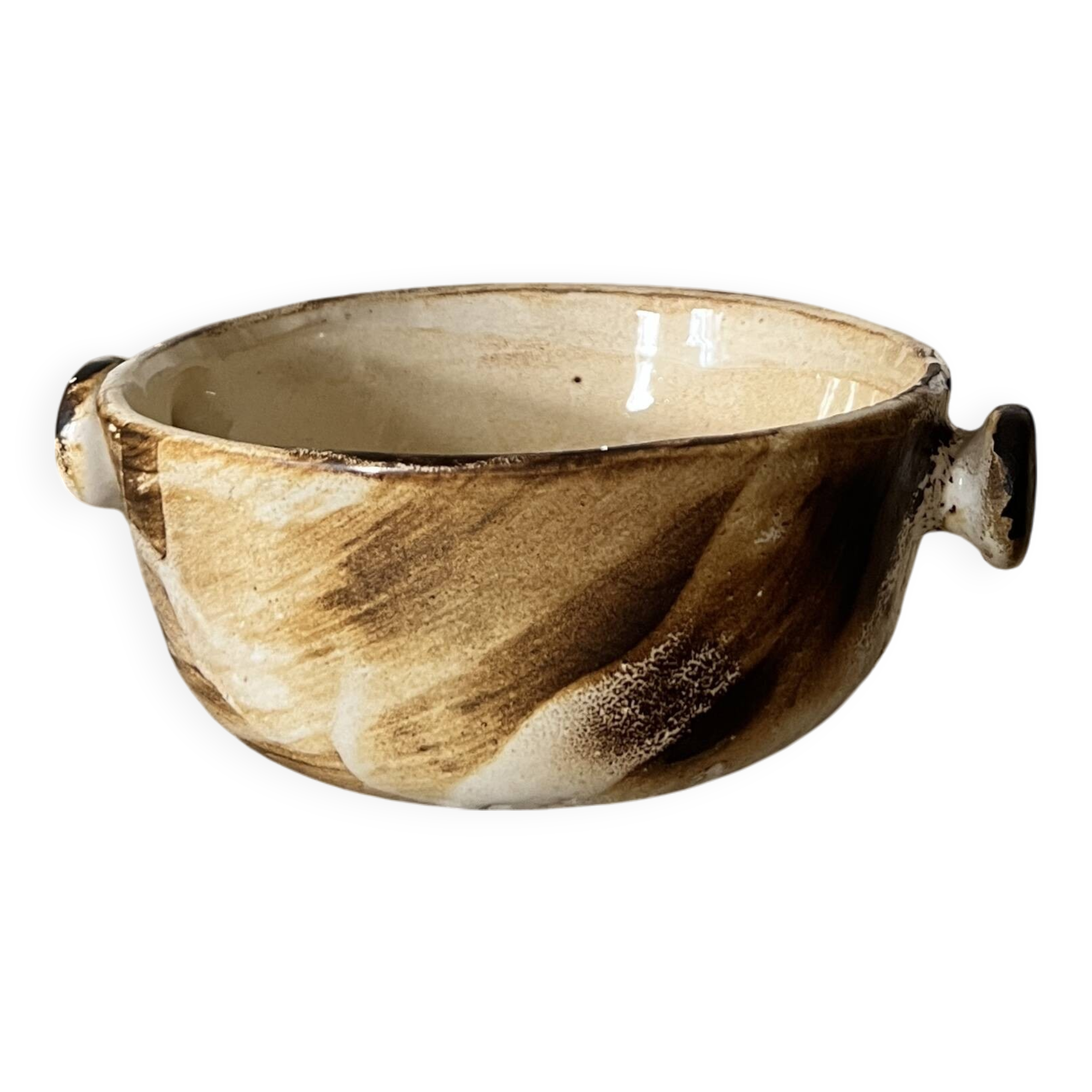 Ceramic bowl (stoneware), Vallauris 1950