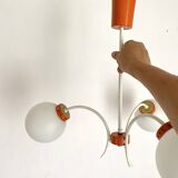 Vintage opaline globe lights