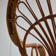 Italian Cane Garden Armchair, 1970s