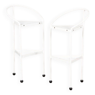 Paire de tabourets Bermudas par Carlos Miret pour Amat, circa 1983