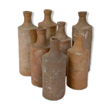 Lot of 7 1890 pharmacy bottles