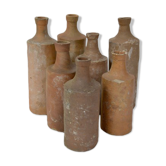 Lot of 7 1890 pharmacy bottles