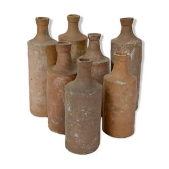 Lot of 7 1890 pharmacy bottles