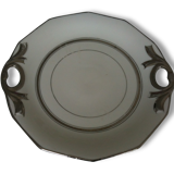 Plat à gâteaux ancien en porcelaine