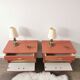 Paire de chevets vintage