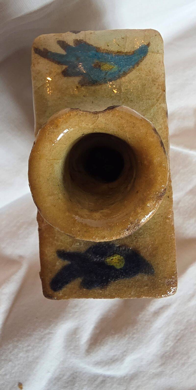 Iznik Bottle with Floral Motifs, 19th Century