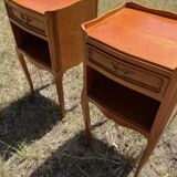Wooden bedside tables