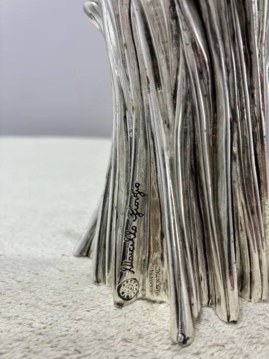 Vase sculptural Marcello Giorgio en argent 925