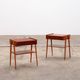 A set of teak bedside tables AB Carlstrom and Sweden from the 1960s