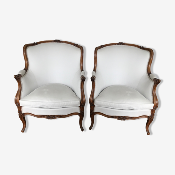 Pair of old Louis XV armchairs