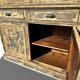 Large two-body sideboard Louis Philippe – blue beige patina