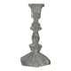 cut glass transparent candlestick