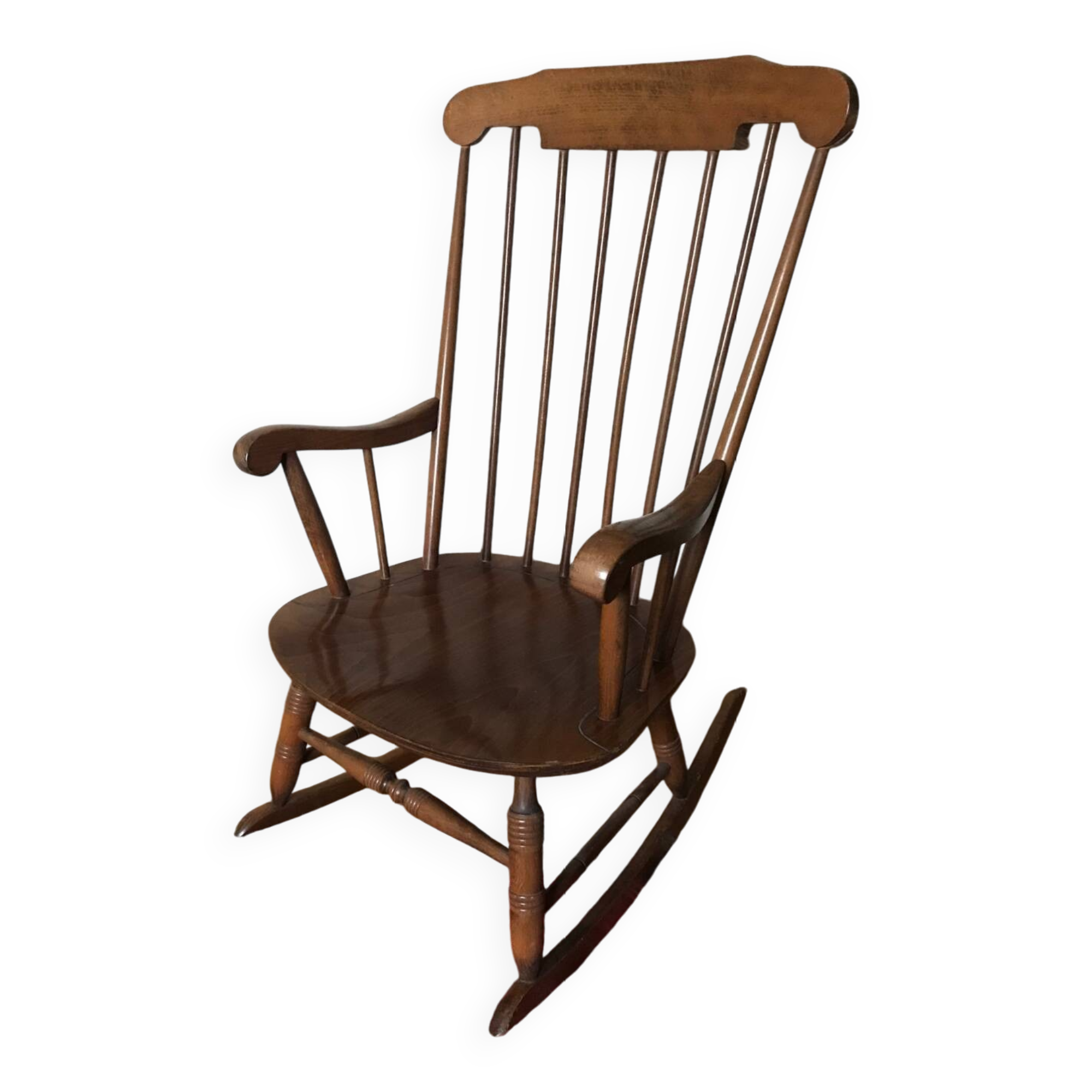 Wooden rocking chair