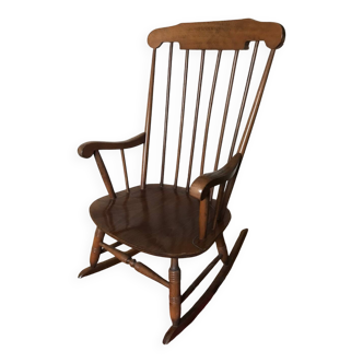 Wooden rocking chair