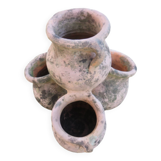 Multiple terracotta flower pot, terracotta 1960
