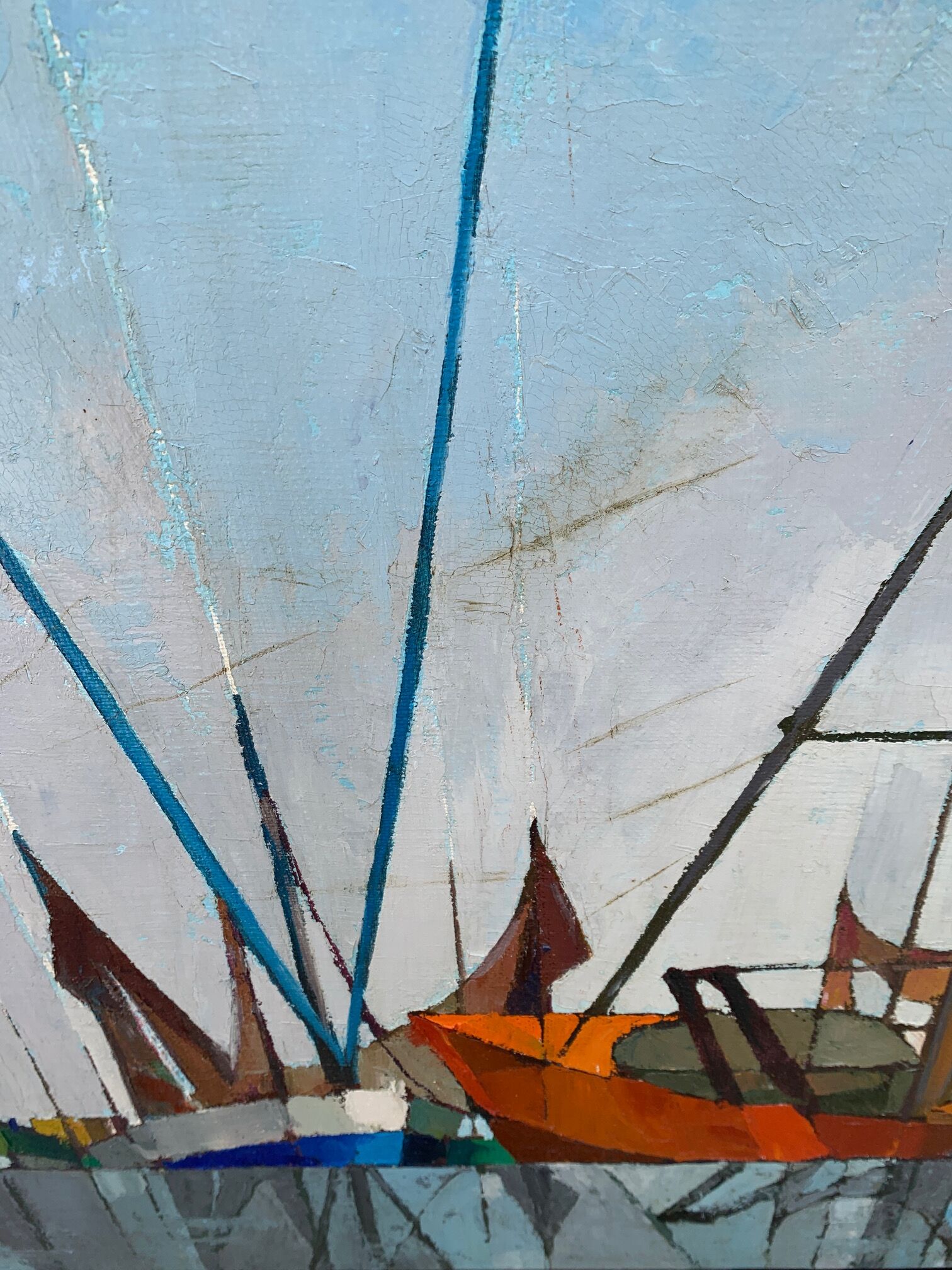 Jean Jacquelin "No.139 - At Quai Le Guilvinec" 1974