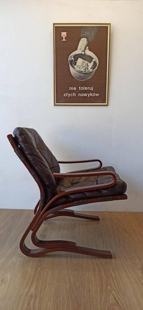 Scandinavian Lounge Chair by Oddvin Rykken, 1960s.