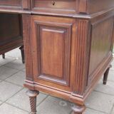 Napoleon III chest of drawers desk in walnut from the 19th century
