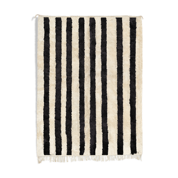 Tapis marocain moderne blanc 430x300cm