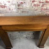 Fireplace surround in light oak 1980s