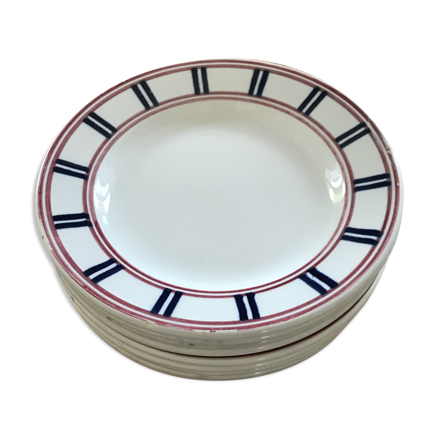 Basque dessert plates