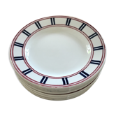 Basque dessert plates