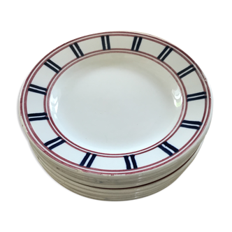 Basque dessert plates