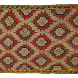 Anatolian handmade kilim rug 288 cm x 187 cm