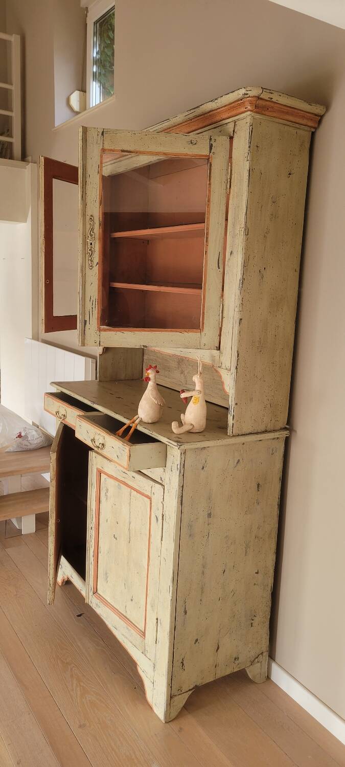 Vaisselier en bois vintage