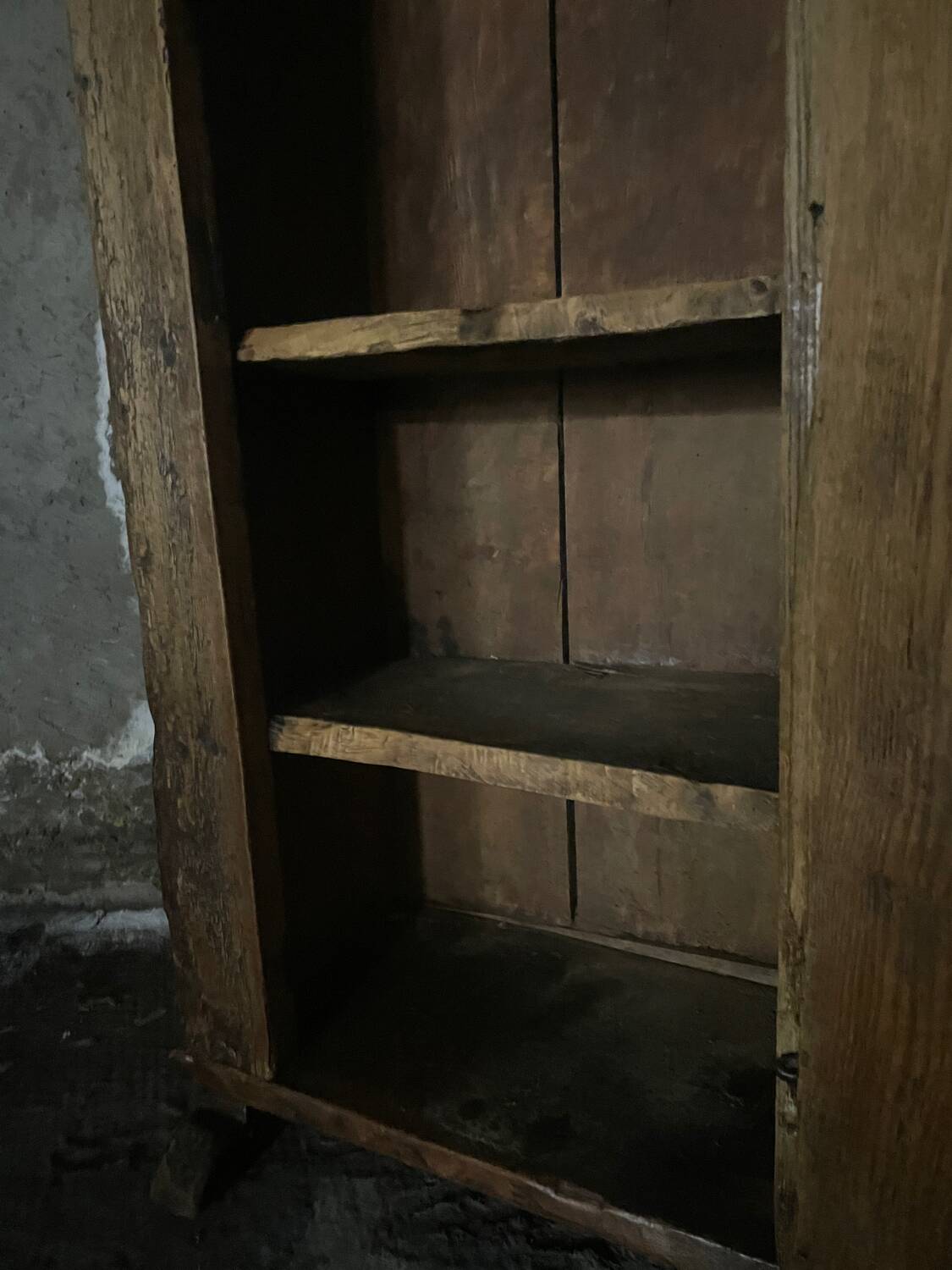 18th century rustic cabinet, Spanish folk art
