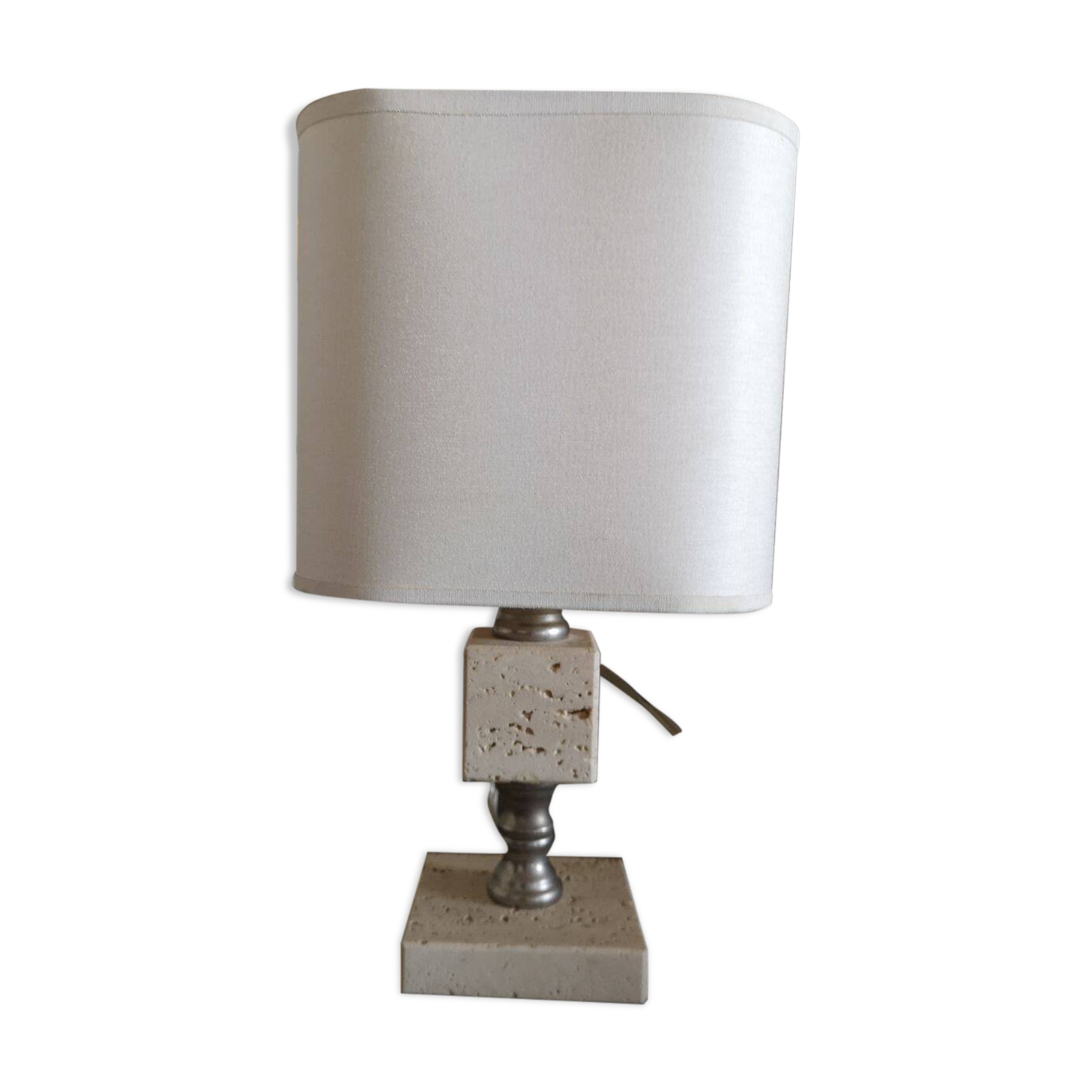 Travertine lamp - 1960s/70s